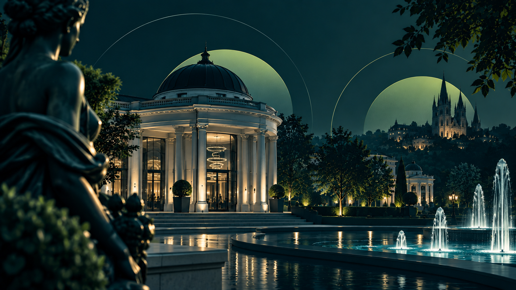 Casino Wiesbaden im historischen Kurhaus