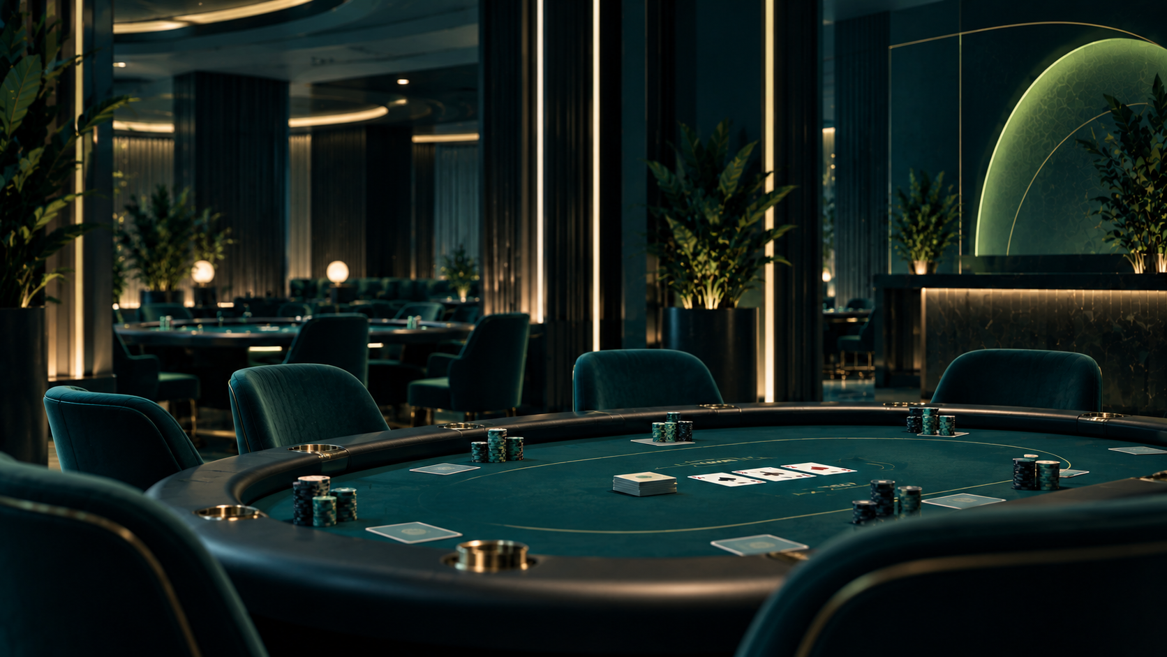 Pokerbereich im Casino Wiesbaden